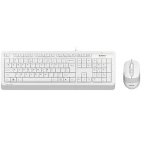 Комплект клавиатура + мышь A4Tech Fstyler F1010 (белый/серый) фото 1